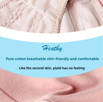 High Waist Pocket Design Cotton Underwear HWU001