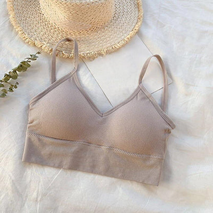 Crossed Suspenders Bralette Padded Bra SK_02