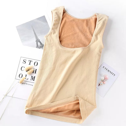 Gold Velvet Thermal Vest V2131 view 6
