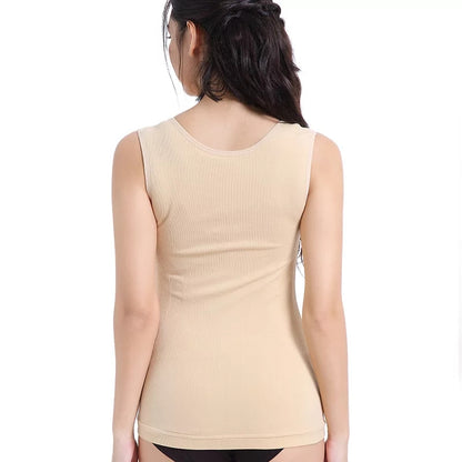 Gold Velvet Thermal Vest V2131 view 5
