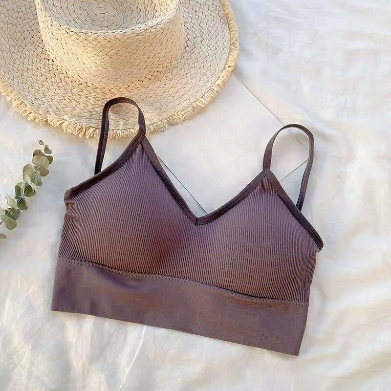 Crossed Suspenders Bralette Padded Bra SK_02