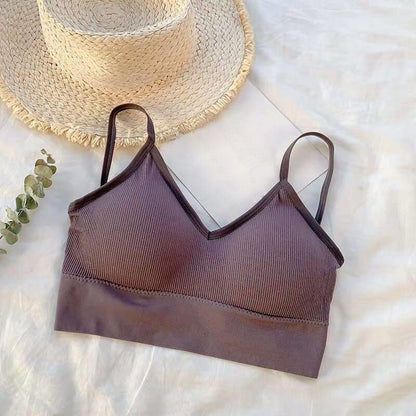 Crossed Suspenders Bralette Padded Bra SK_02