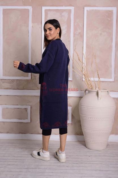 Ebony Clay Belted Cardigan CGN11 product view 2