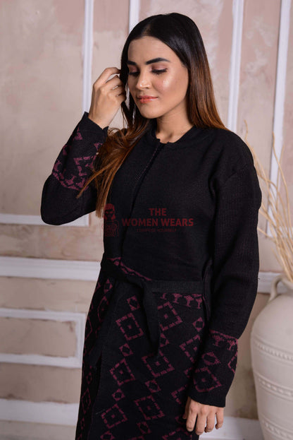 Cinder Belted Cardigan CGN05 product view 3