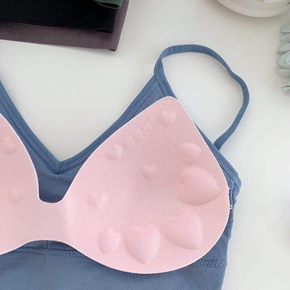Crossed Suspenders Bralette Padded Bra SK_02