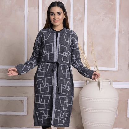 Davy Gray Belted Cardigan CGN22 product view 1