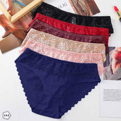 Galaxy Soft Mid Waist Breathable Panties  (G-0021)