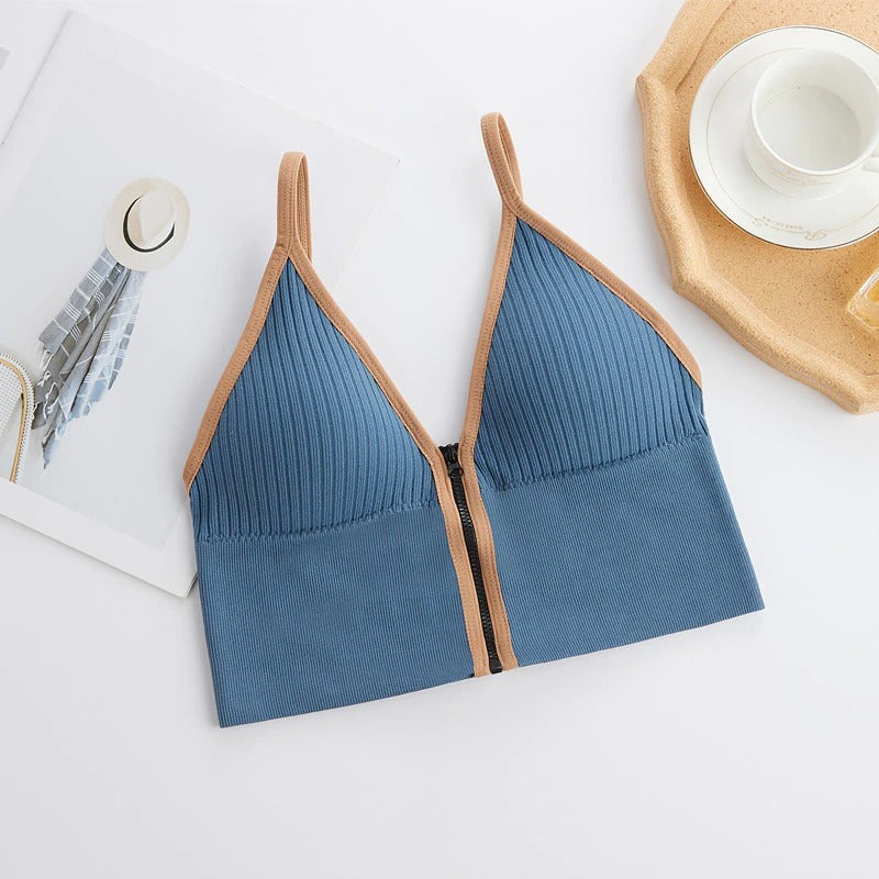 Women Yoga Tank Tops Padded Sports Bra With Removeable Pads (BR061)