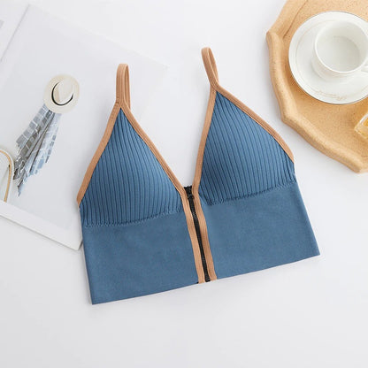 Women Yoga Tank Tops Padded Sports Bra With Removeable Pads (BR061)