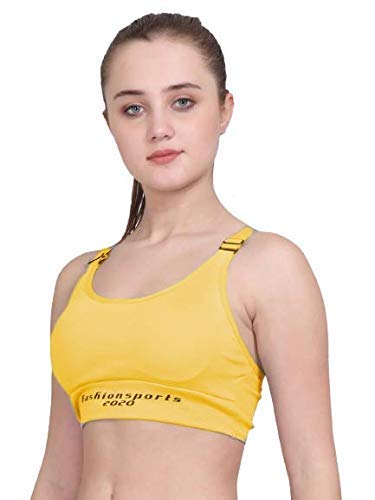 Girls Soft Padded Sports Gym Yoga Running Bra (9092)