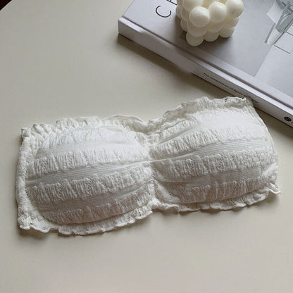 Women Strapless Seamless Underwear Backless Push Up Bralette SK_03