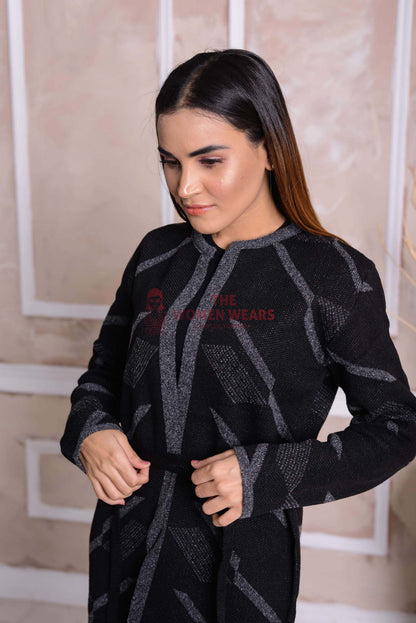 Onyx Belted Cardigan CGN39 product view 3