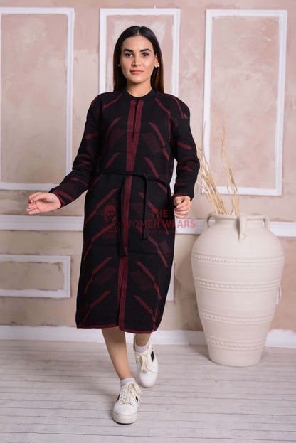 Bleached Cedar Belted Cardigan CGN41 product view 1