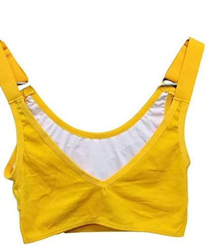 Girls Soft Padded Sports Gym Yoga Running Bra (9092)
