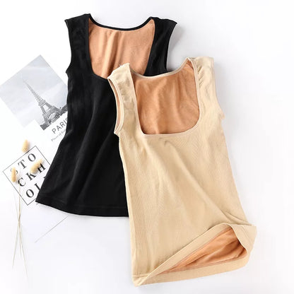 Gold Velvet Thermal Vest V2131 view 1