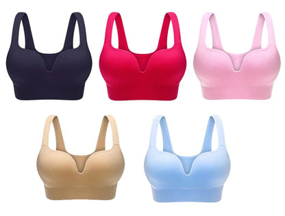 Push Up Cotton Wireless Sports Vest (2374)