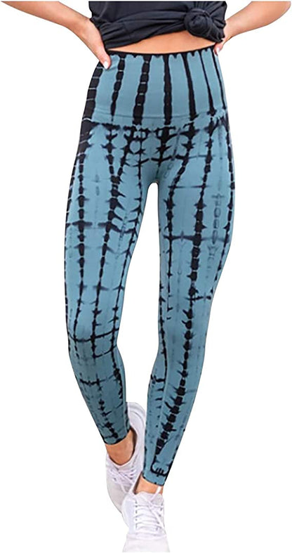 Tie Dye High Waist Yoga Tights TT005 product view 3