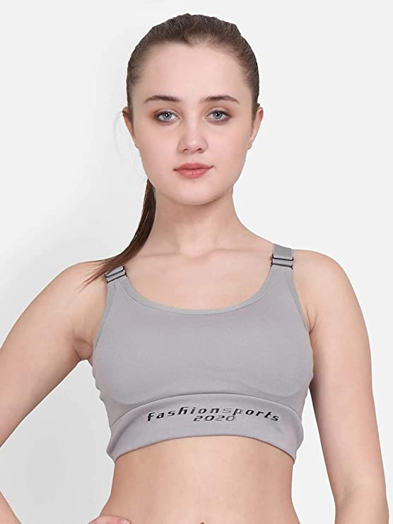 Girls Soft Padded Sports Gym Yoga Running Bra (9092)