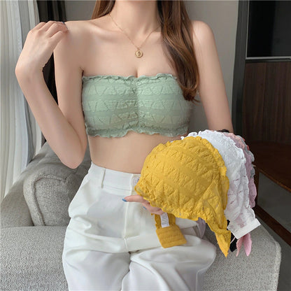 Women Strapless Seamless Underwear Backless Push Up Bralette SK_03