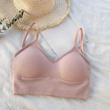 Crossed Suspenders Bralette Padded Bra SK_02