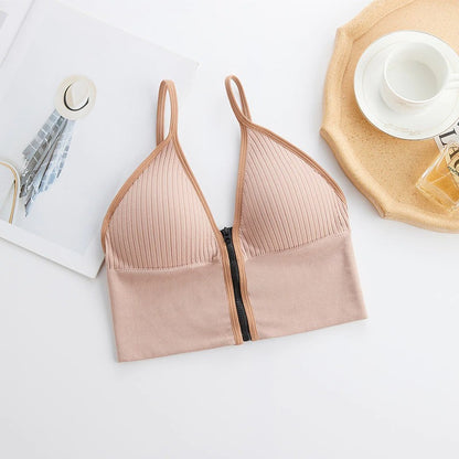 Women Yoga Tank Tops Padded Sports Bra With Removeable Pads (BR061)