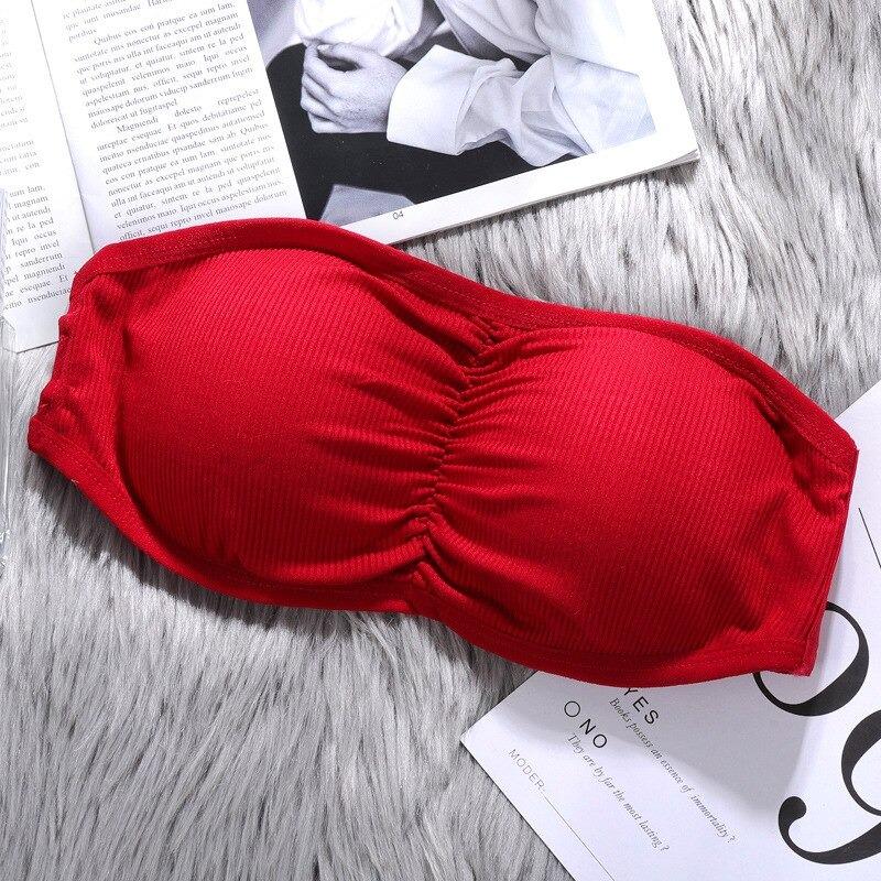 Tubular Side Opening Strapless Bralette With Removable Pads (BR026)