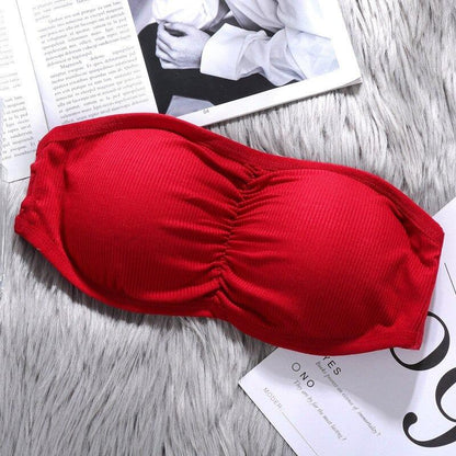 Tubular Side Opening Strapless Bralette With Removable Pads (BR026)