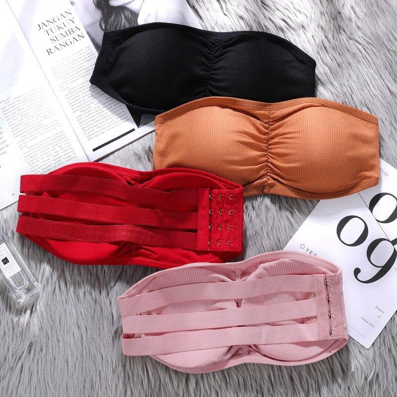 Tubular Side Opening Strapless Bralette With Removable Pads (BR026)