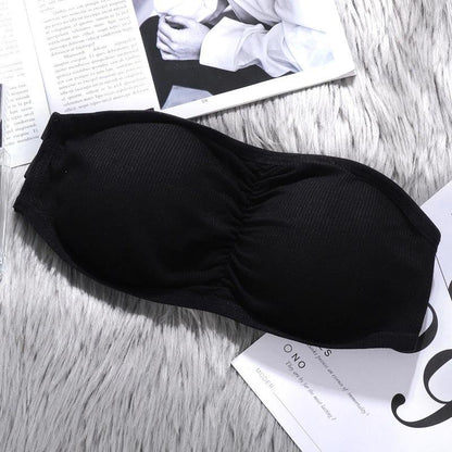 Tubular Side Opening Strapless Bralette With Removable Pads (BR026)