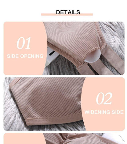 Tubular Side Opening Strapless Bralette With Removable Pads (BR026)