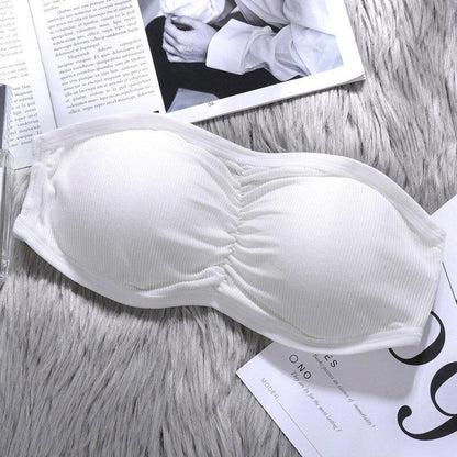 Tubular Side Opening Strapless Bralette With Removable Pads (BR026)