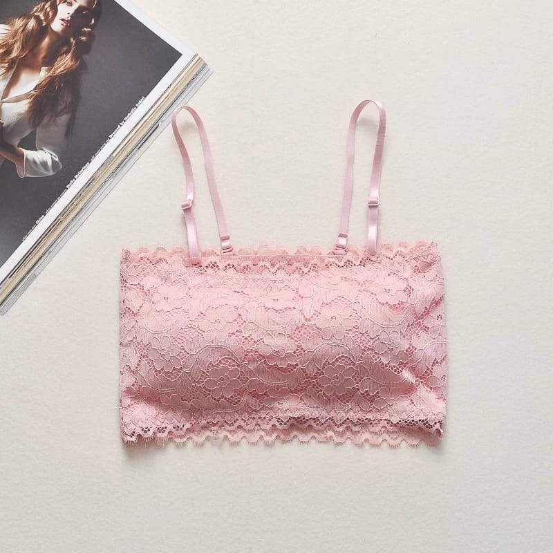 Camisole Bra With Removable Pads Adjustable Strap (BR028)