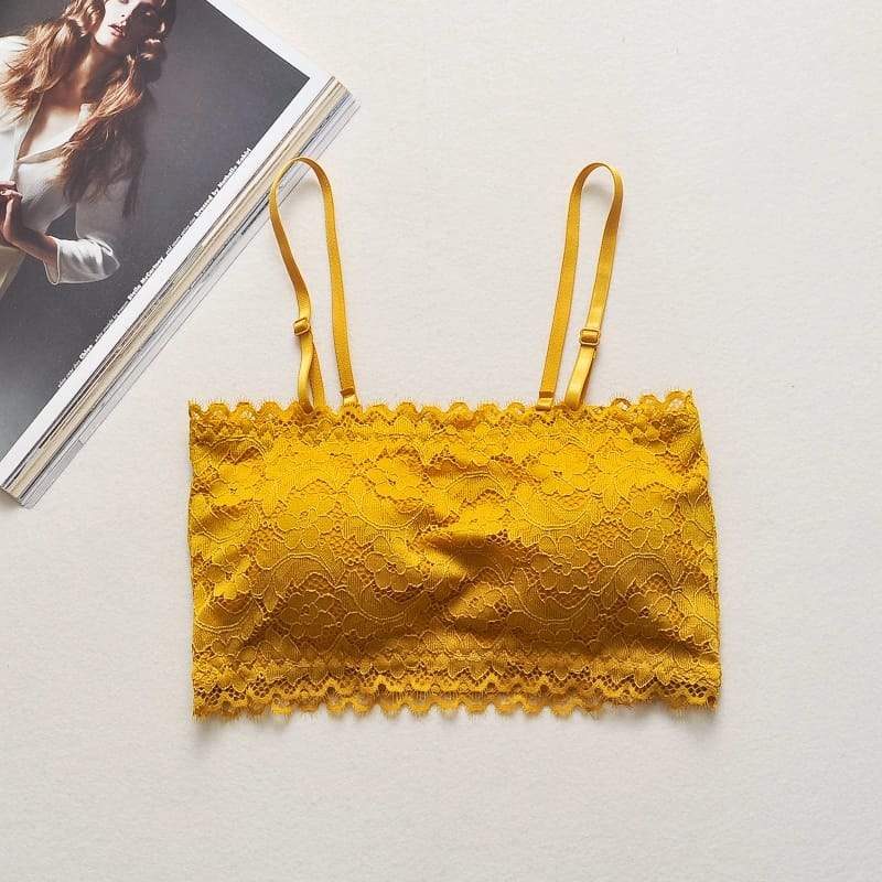 Camisole Bra With Removable Pads Adjustable Strap (BR028)