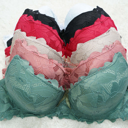 Womens Double Pushup Padded Lace Bra (REF-77002)
