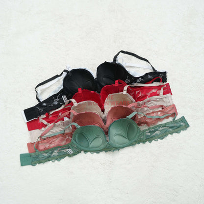 Womens Double Pushup Padded Lace Bra (REF-77002)