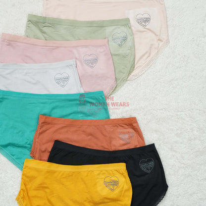 Border Lace Strechable Panties (ZN-060)