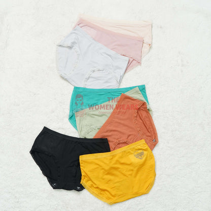 Border Lace Strechable Panties (ZN-060)