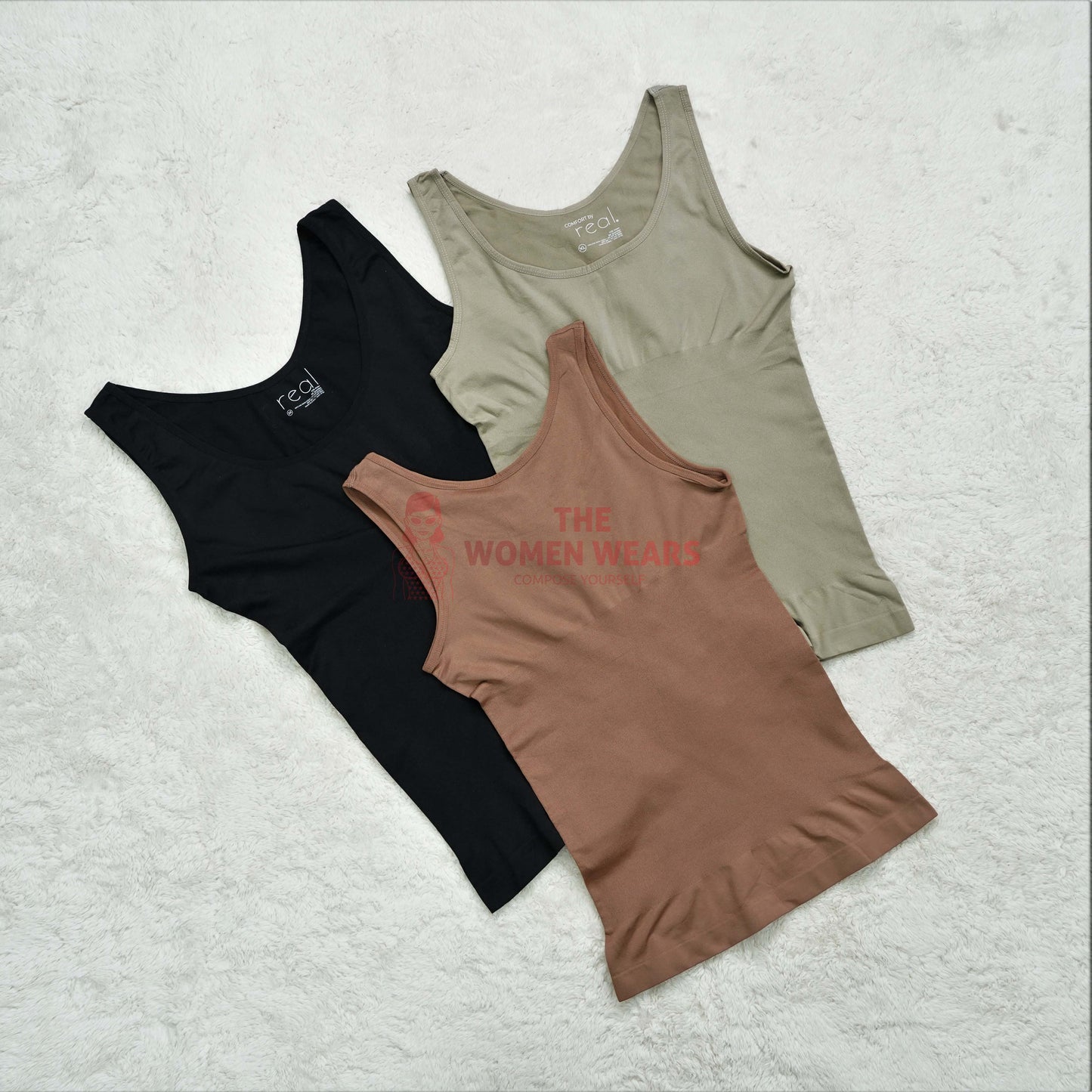 Women's Hot Vest With Body Shaper (3452)