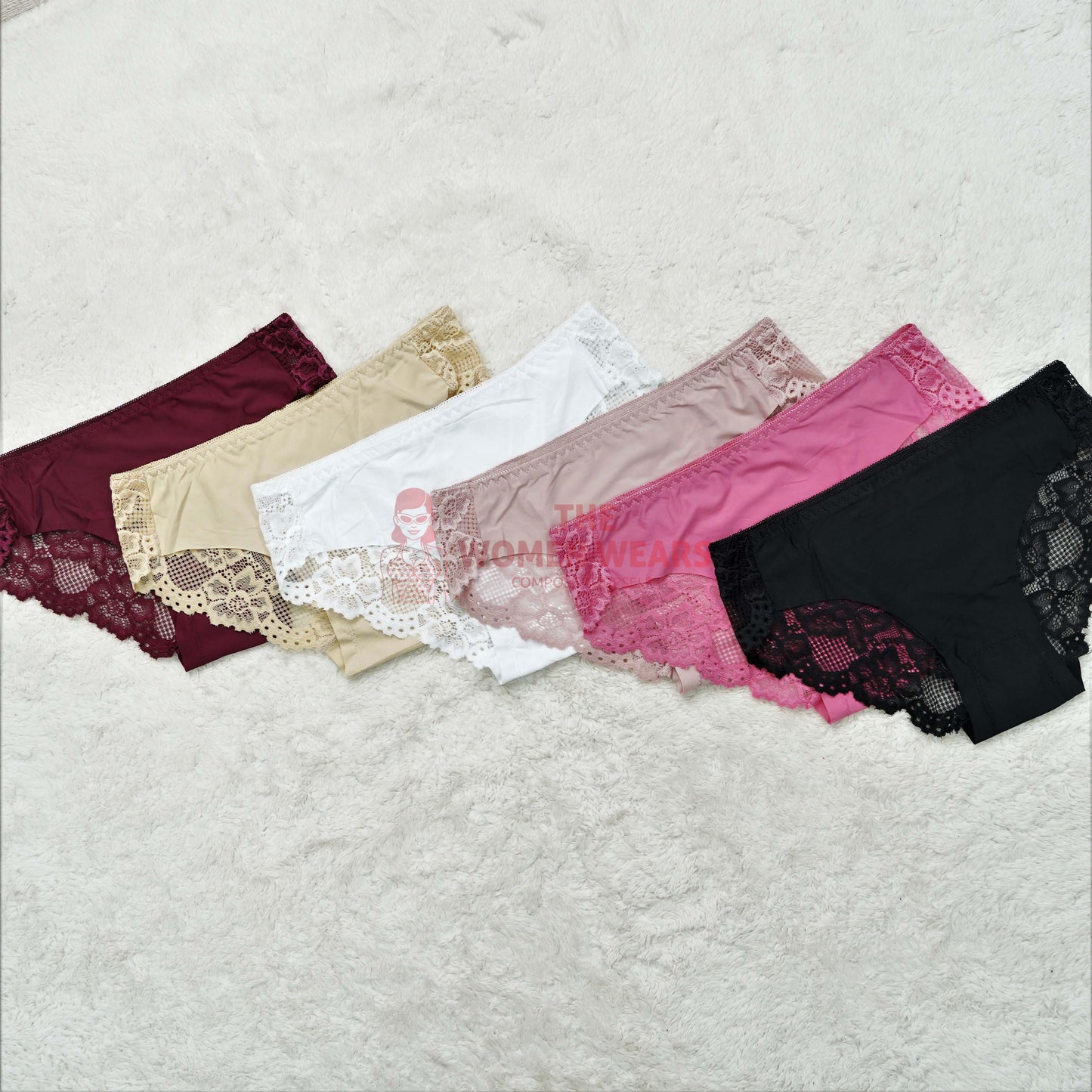 Seamless Women Romantic Underwear (6667)