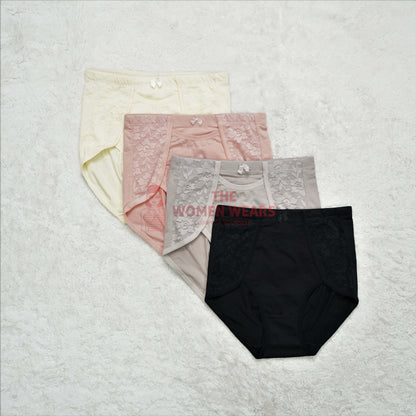 Pack of Two Comfort High Waist Lace Underwear (555)