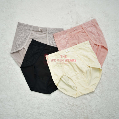 Pack of Two Comfort High Waist Lace Underwear (555)