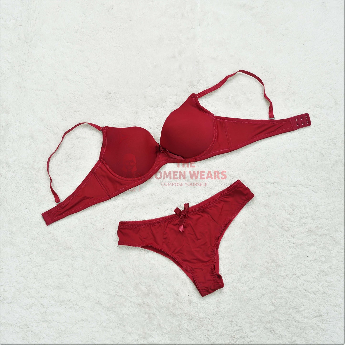 N Comfortable light Padded Bra Panty Set (1204)