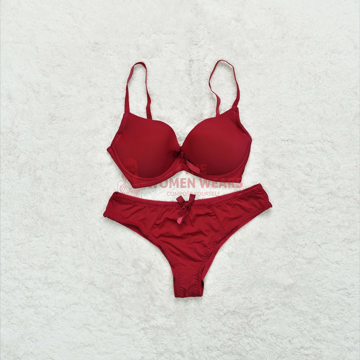 N Comfortable light Padded Bra Panty Set (1204)