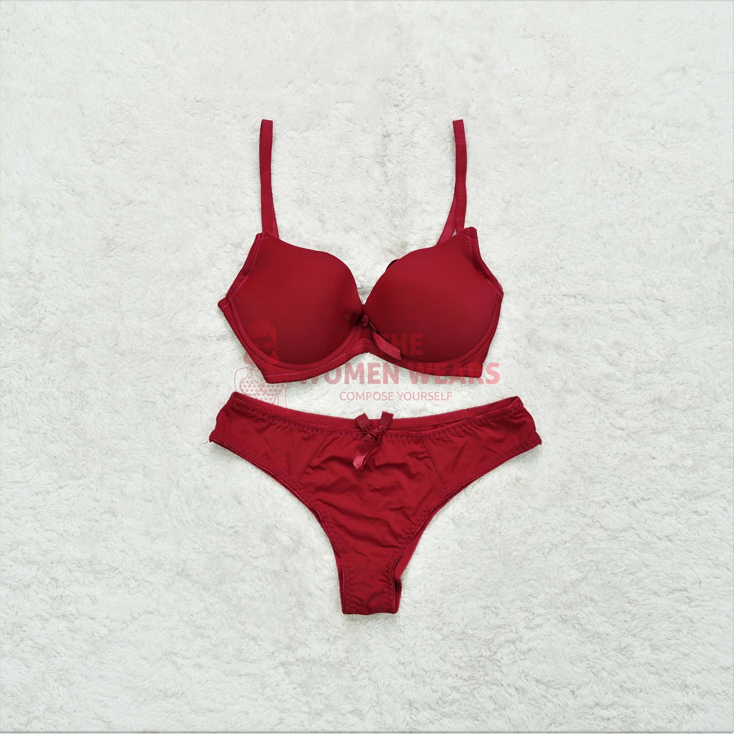 N Comfortable light Padded Bra Panty Set (1204)