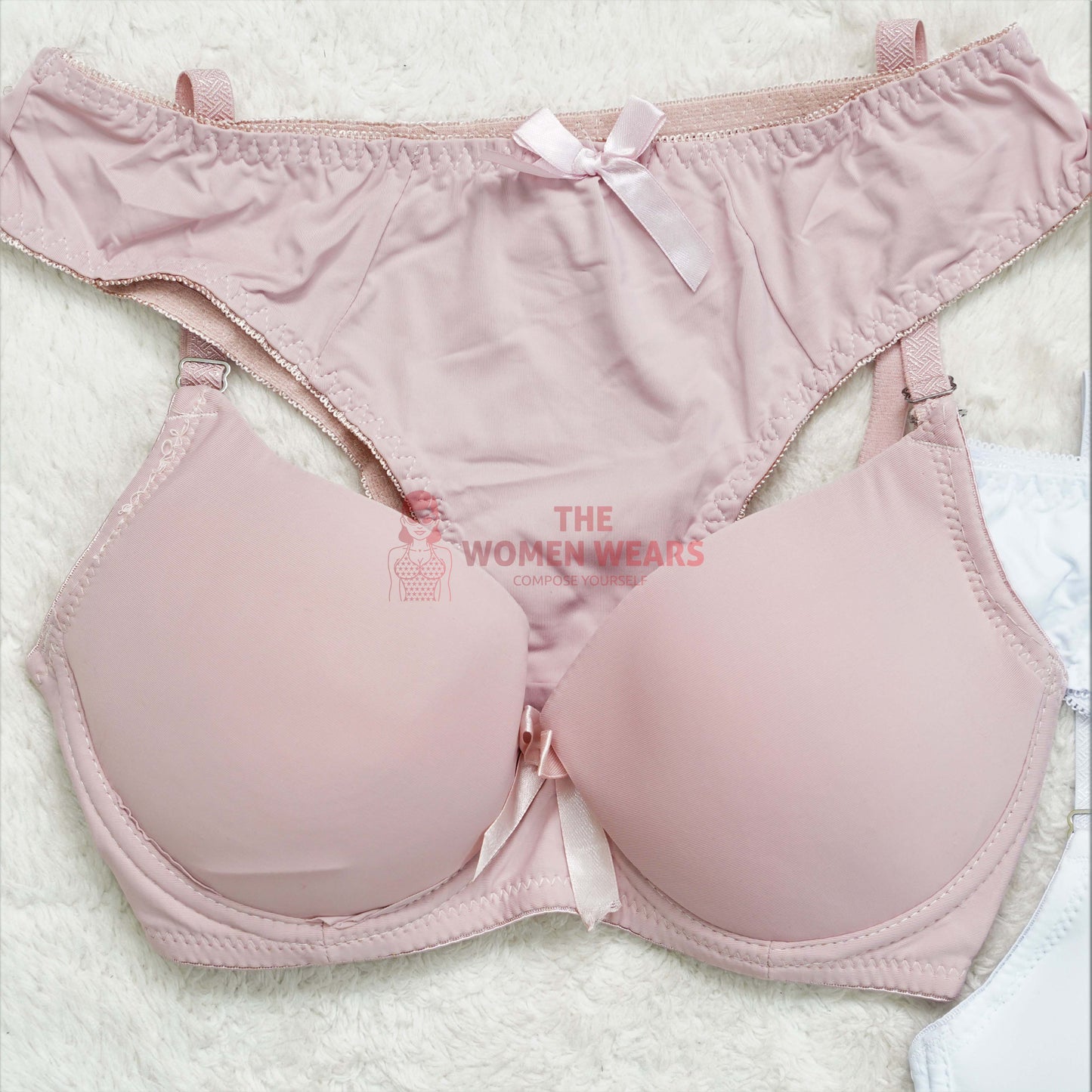N Comfortable light Padded Bra Panty Set (1204)