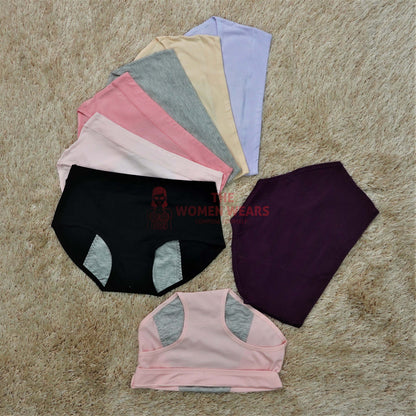 Ladies Colorful and Leak Proof Fancy Panties (9769)