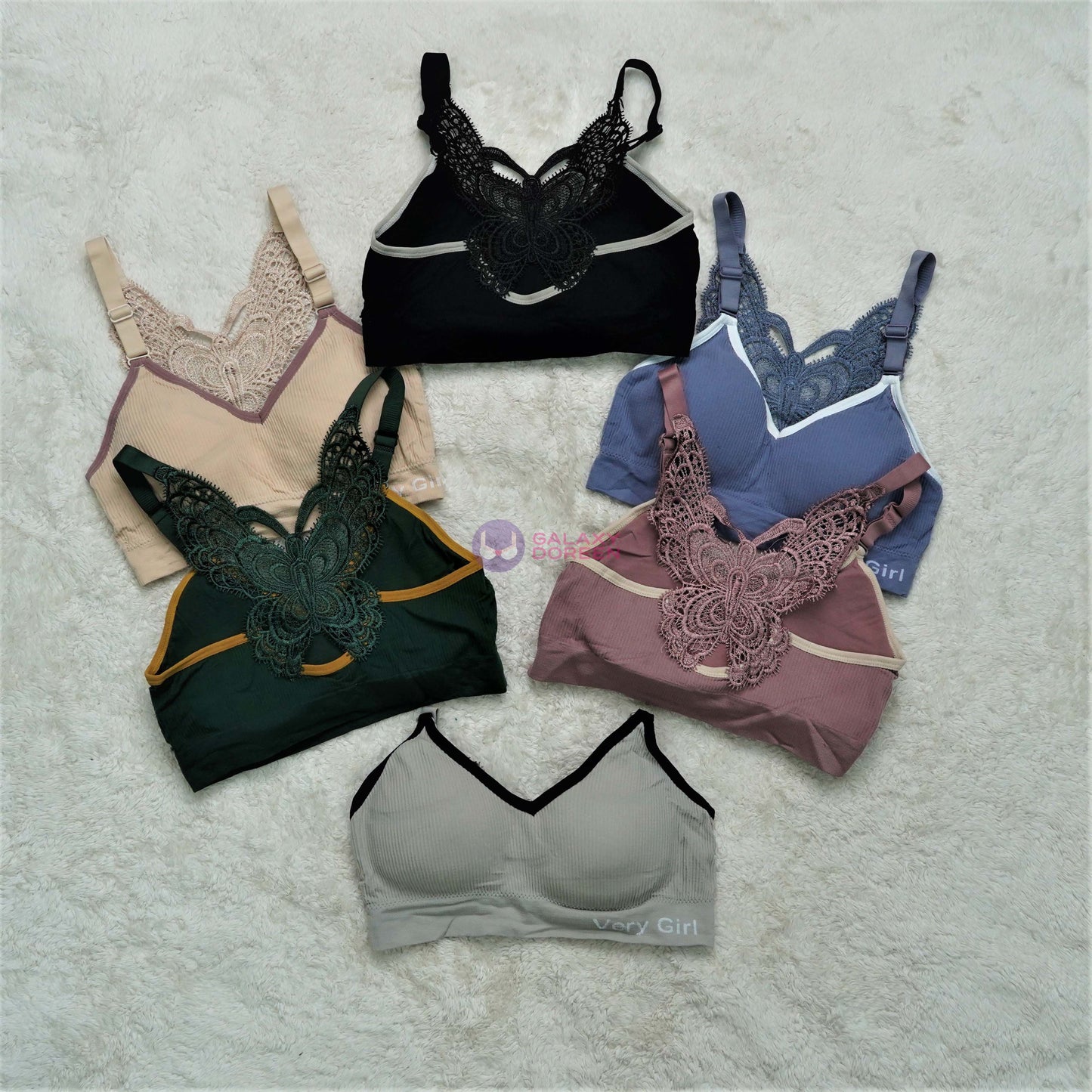 Ladies Seamless Beauty Back Butterfly Bra (0324)