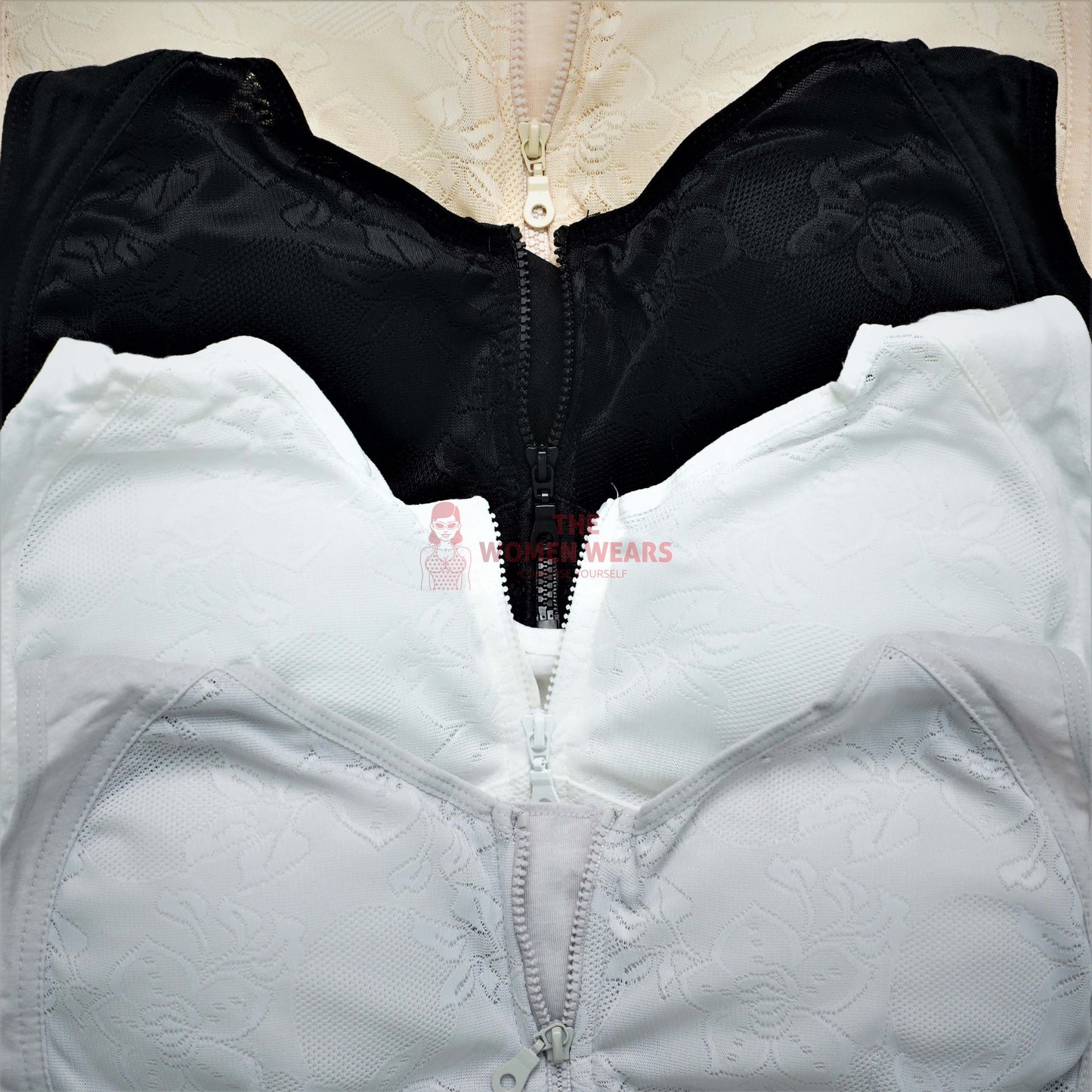 Women's Front Closure Padded Bra (2180)