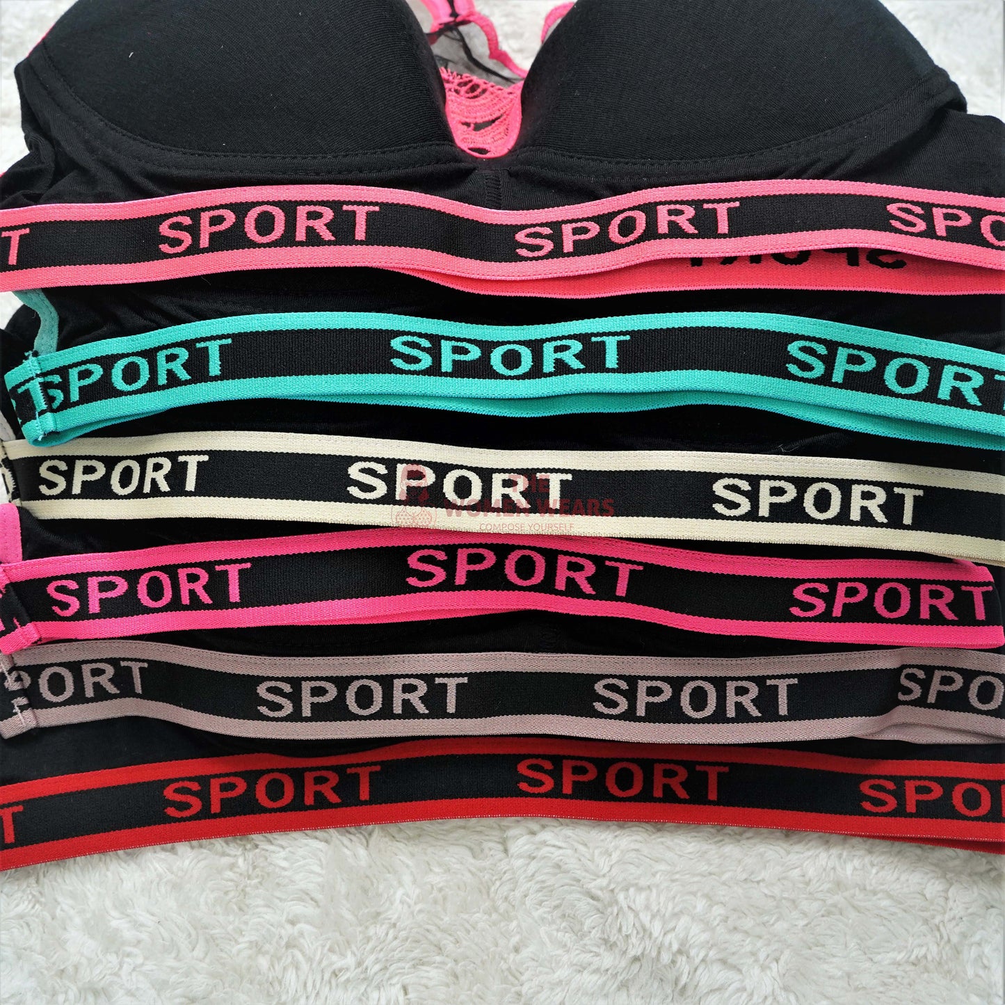 Girls Soft Peacock Sport Gym Bra (334)