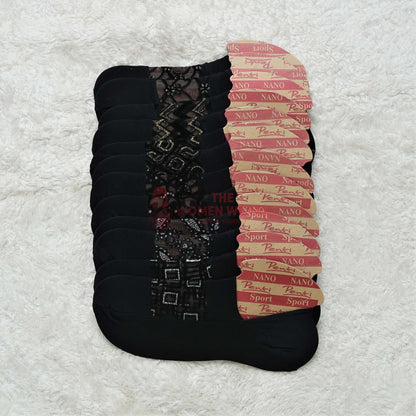 Three Pack Transparent Anklet Net Socks SK0006 product view 3